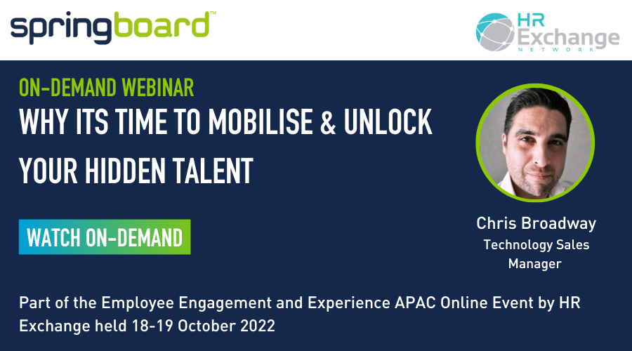 On-Demand Webinar: Why it’s time to mobilise and unlock your hidden talent